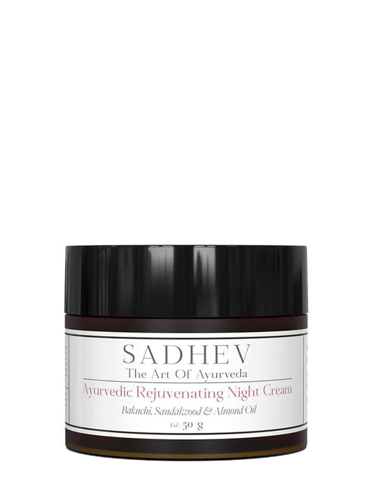 SADHEV Ayurvedic Rejuvenating Night Cream, 50gm, Buy from Indicrest