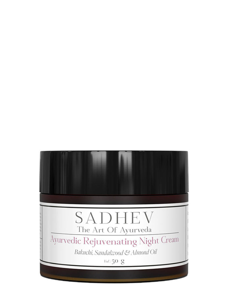 SADHEV Ayurvedic Rejuvenating Night Cream, 50gm, Buy from Indicrest