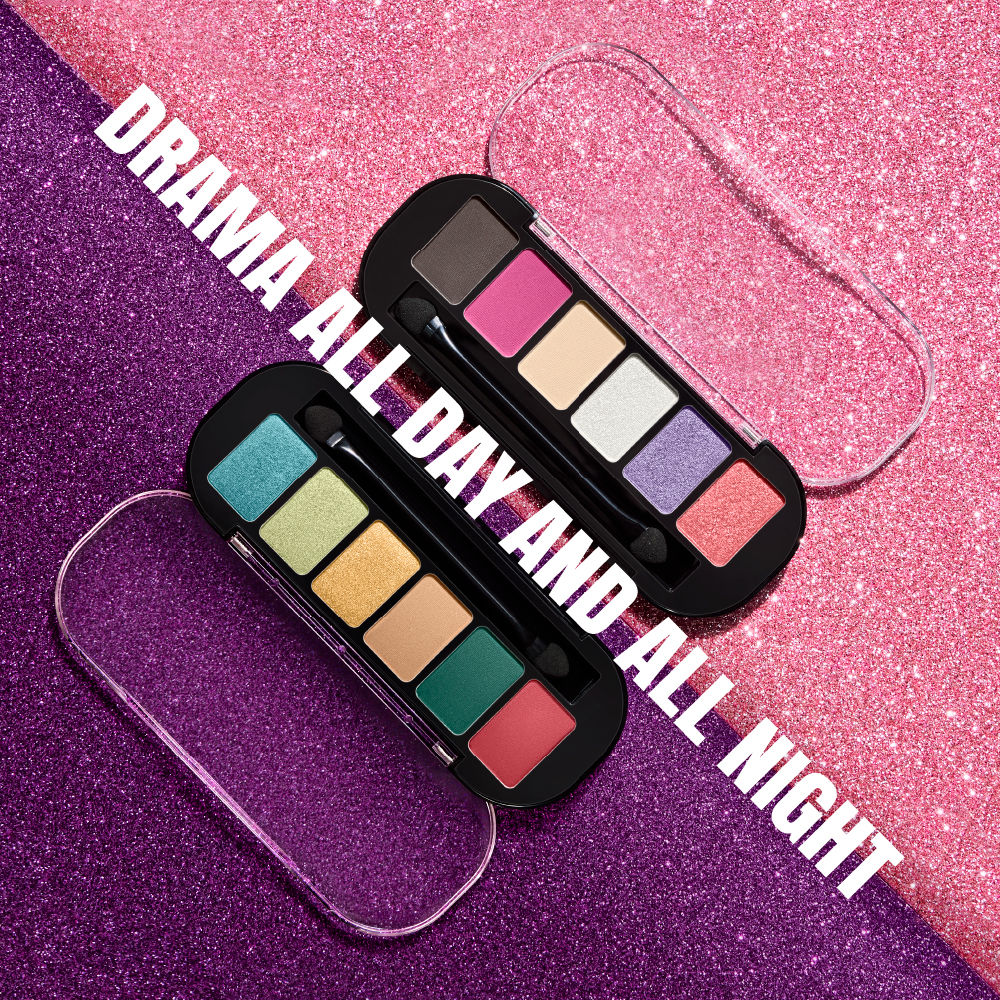 Elle 18 Eye Drama Palette, Lightweight & Super Smooth, 6 Matte & Shimmery Shades - 03 Cheeky, 7g Buy at Indicrest Image 4