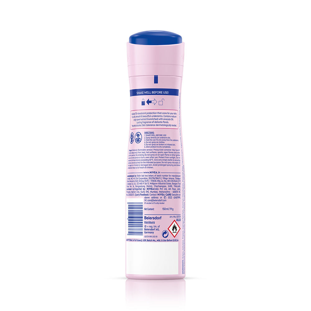 Nivea Deo Pearl & Beauty Extracts & 0% Alcohol, For Smooth Underarms, 48H Freshness and Odour Protection, 150ml Buy at Indicrest Image 9