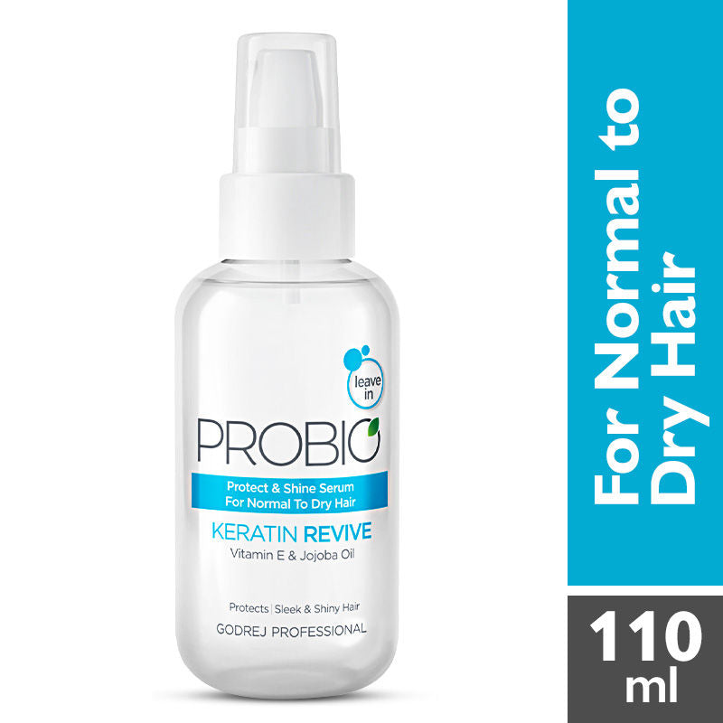 Godrej Professional Probio Keratin Revive Shine Hair Serum, 110ml Buy at Indicrest