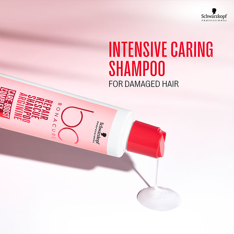 Schwarzkopf Professional Bonacure Repair Rescue Shampoo with Arginine, 250ml Buy at Indicrest Image 3