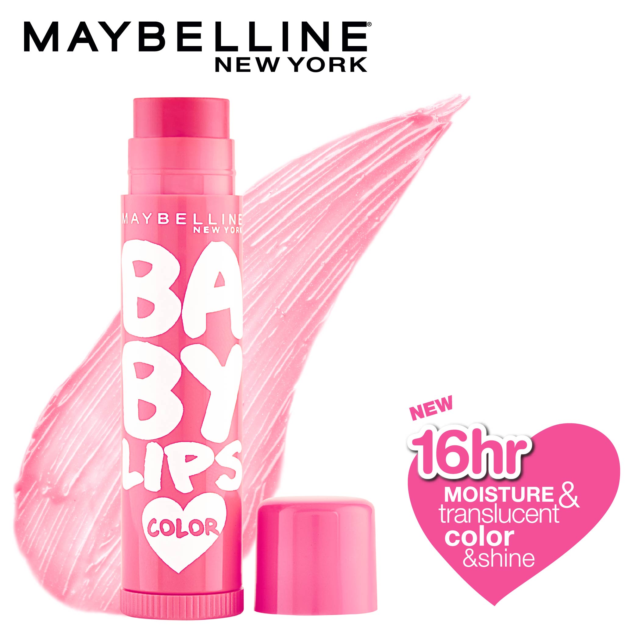 Maybelline New York Baby Lips Color Lip Balm with SPF 11, Lasts UpTo 24H - Pink Lolita + Cherry Kiss Combo, 8g Buy at Indicrest Image 4
