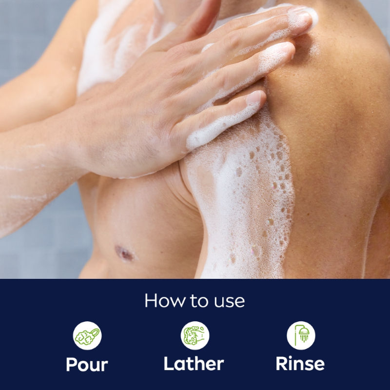 Nivea MEN Body Wash, Energy with Mint Extracts, Shower Gel for Body, Face & Hair, 250ml Buy at Indicrest Image 8