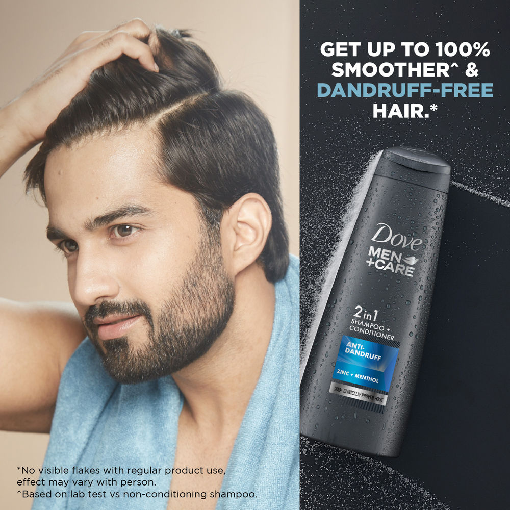 Dove Men +Care Anti Dandruff 2 In 1 Shampoo + Conditioner, 650ml Buy at Indicrest Image 5