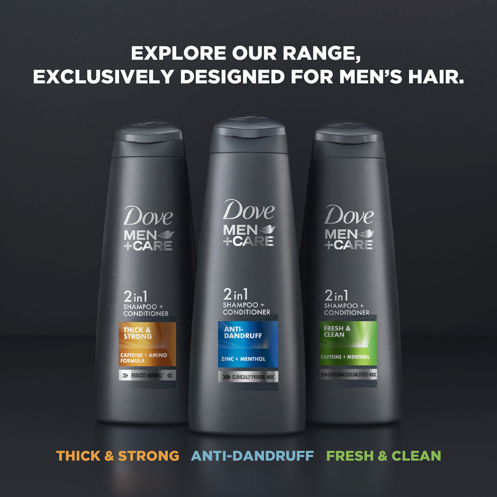 Dove Men +Care Anti Dandruff 2 In 1 Shampoo + Conditioner, 650ml Buy at Indicrest Image 7