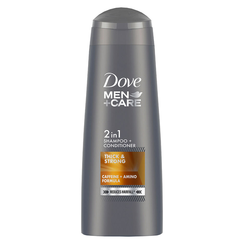 Dove Men +Care Thick & Strong 2 In 1 Shampoo + Conditioner, 180ml Buy at Indicrest