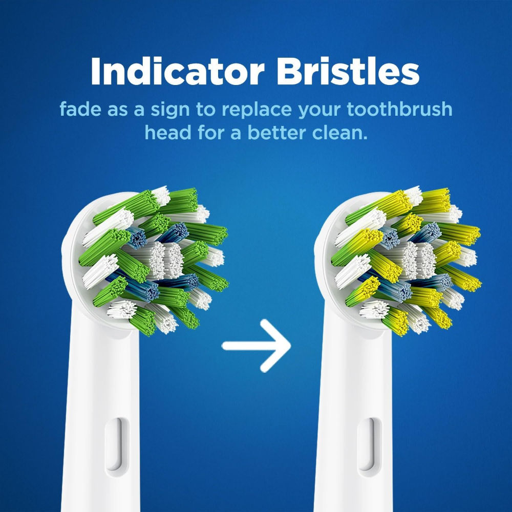 Oral-B Cross Action Electric Toothbrush Replacement Heads (Pack of 4) Buy at Indicrest Image 4