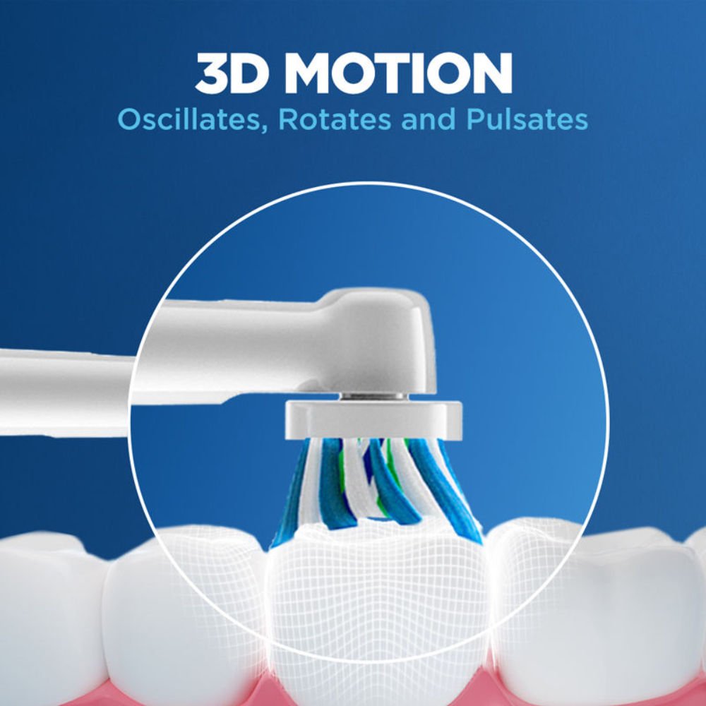 Oral-B Pro 3 (3000N) Cross Action Electric Rechargeable Toothbrush Buy at Indicrest Image 3