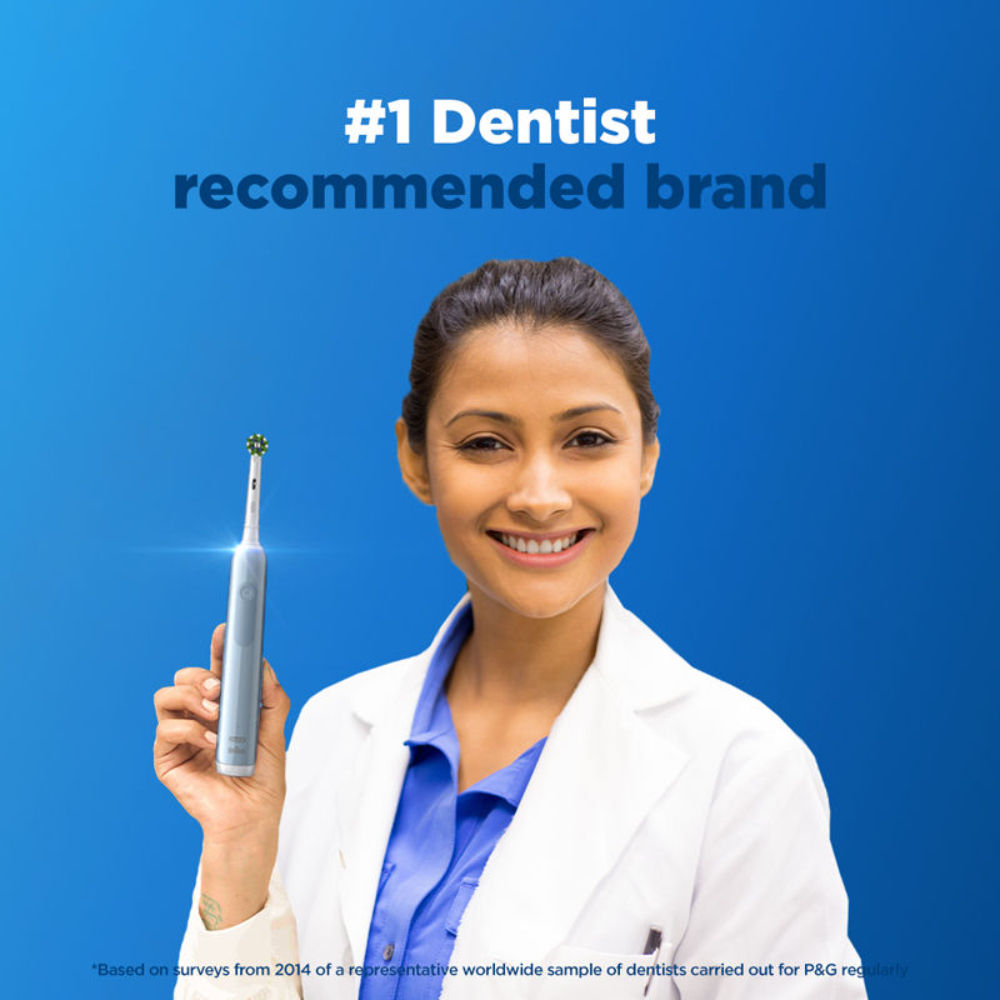 Oral-B Pro 3 (3000N) Cross Action Electric Rechargeable Toothbrush Buy at Indicrest Image 7