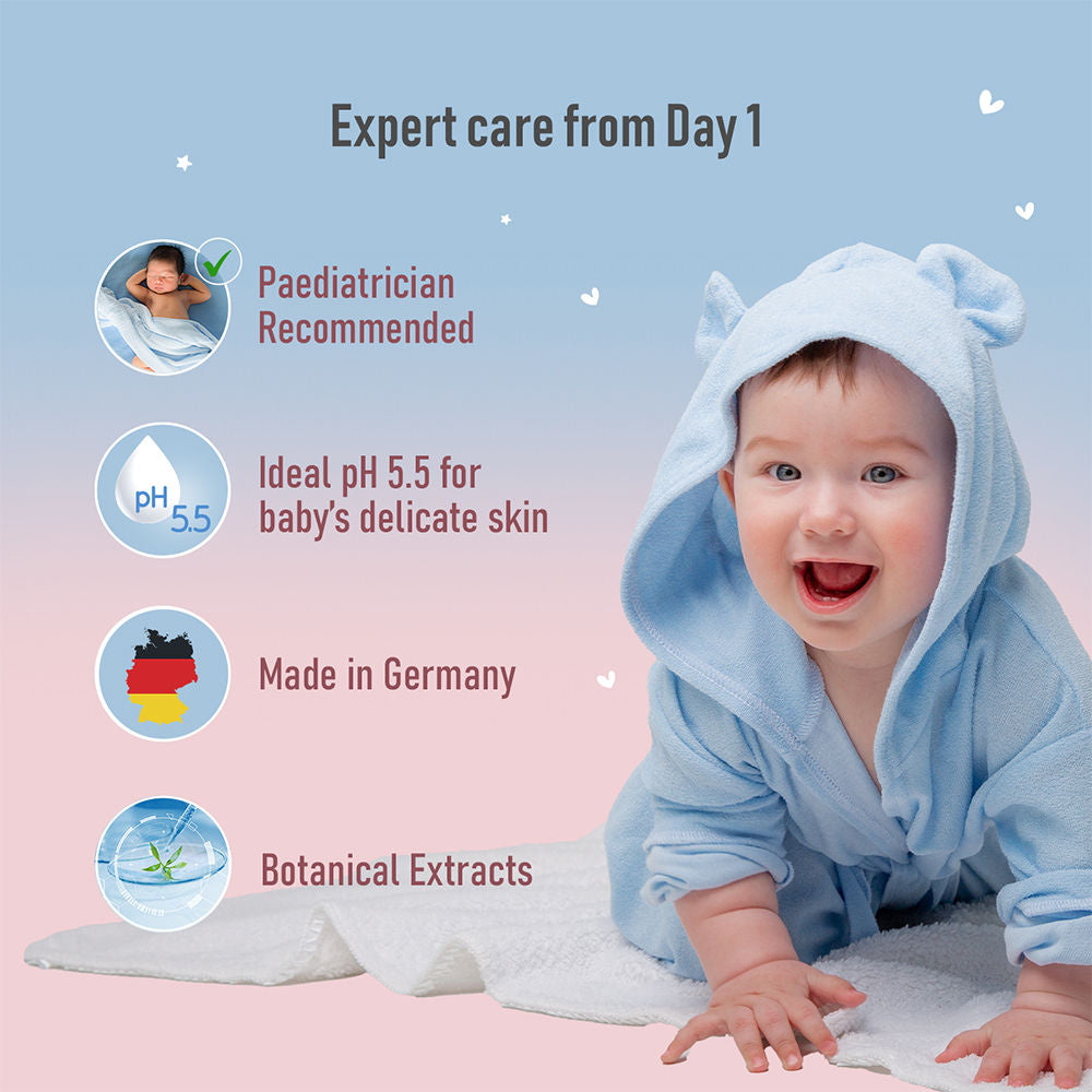 Sebamed Baby Cleansing Bar, PH 5.5, With Panthenol, No Tears & Soap Free Bar, For Delicate Skin, 100g Buy at Indicrest Image 7