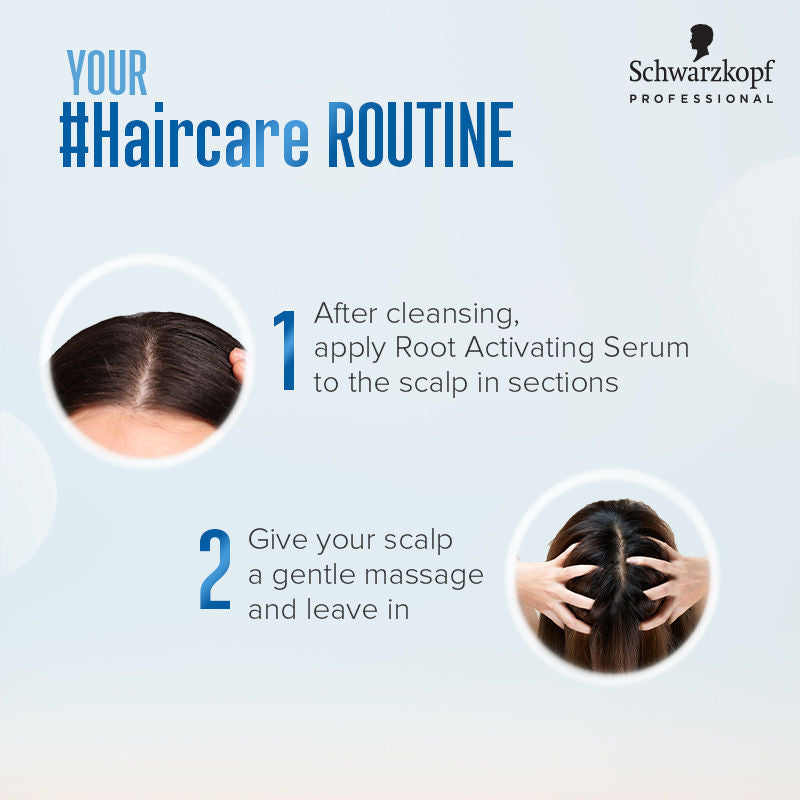 Schwarzkopf Professional Bonacure Root Activating Serum For Thinning Hair| Biotin & Guarana, 100ml Buy at Indicrest Image 7
