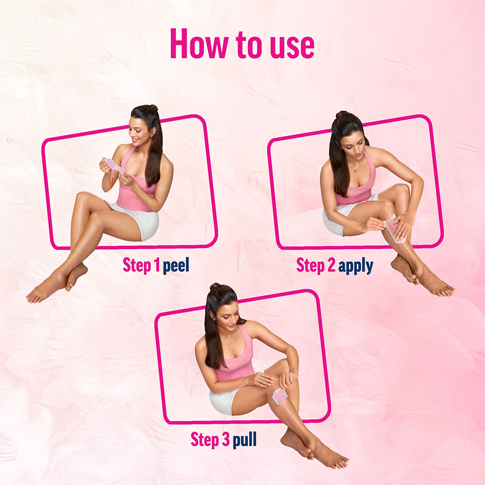 Veet Professional Waxing Strips Kit For Dry Skin, 20 Strips Buy at Indicrest Image 11