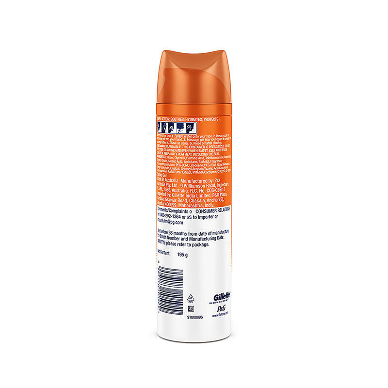 Gillette Pro Shaving Gel Aqua Hydrating With Shea Butter, 195g Buy at Indicrest Image 3