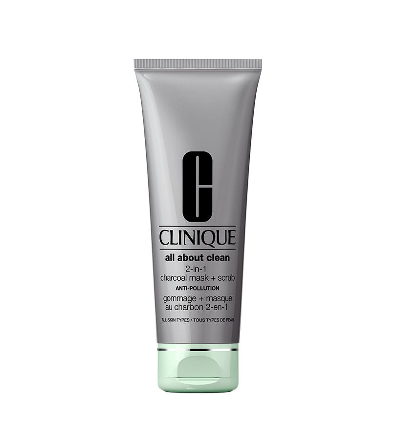 Clinique All About Clean 2-in-1 Charcoal Mask + Scrub, 100ml, Buy from Indicrest